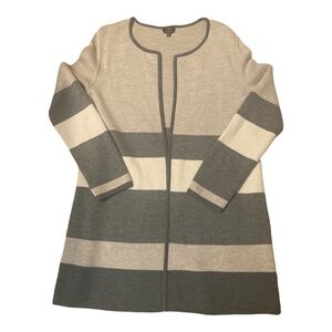 Talbots 100% Pure Merino Wool Cardigan Sweater Women’s X-Large Open Front Duster